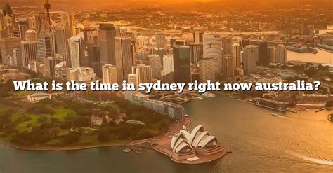 sydney time right now.